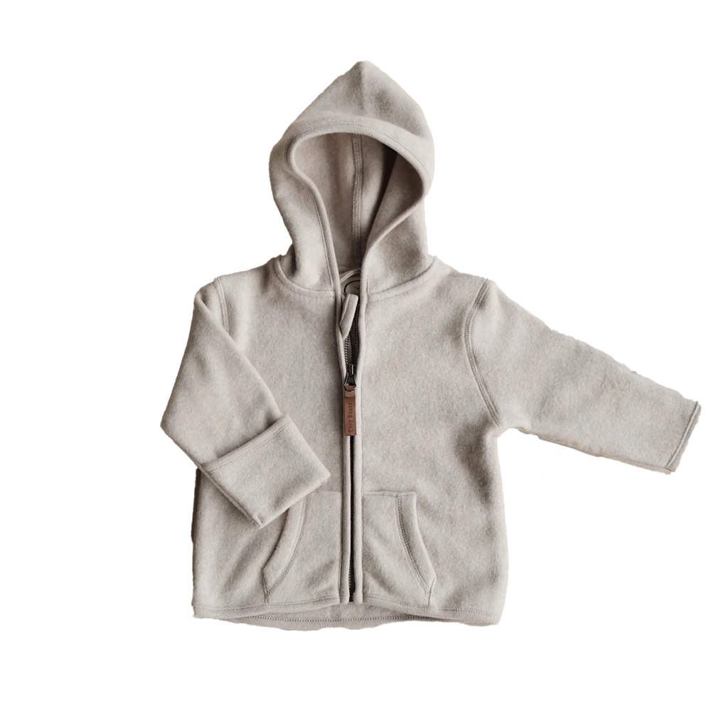 Fleece Jacke Altea Taupe Melange