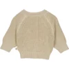 Rückseite von Pullover Cleo Beige